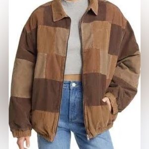 Urban Outfitters BDG patchwork bomber jacket